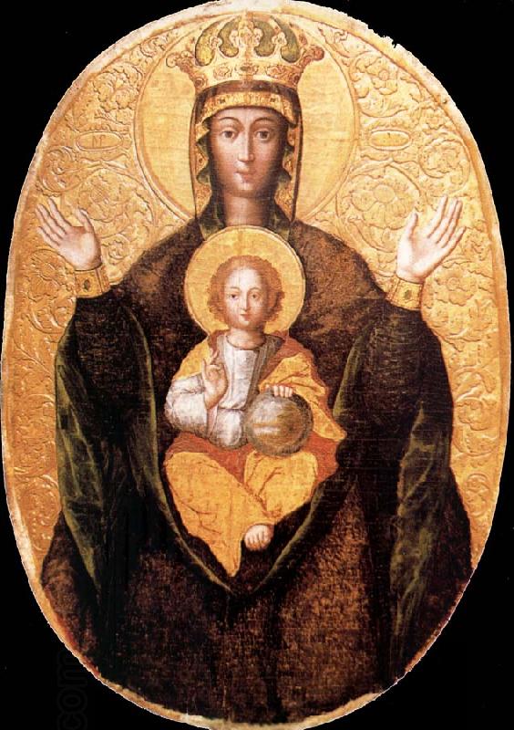 unknow artist The Virgin of the Sign